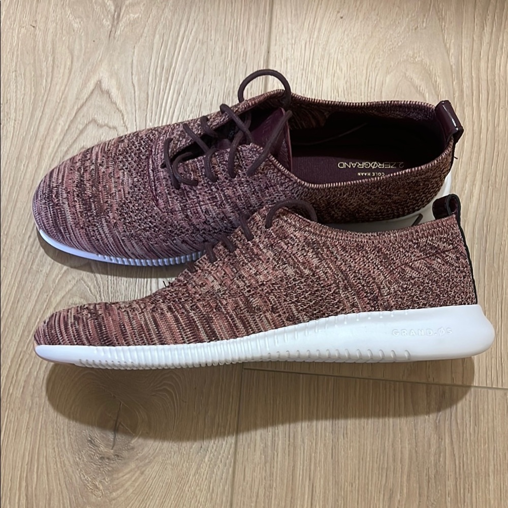 Cole Haan Purple Knit Sneakers Low-Top Casual. Never worn